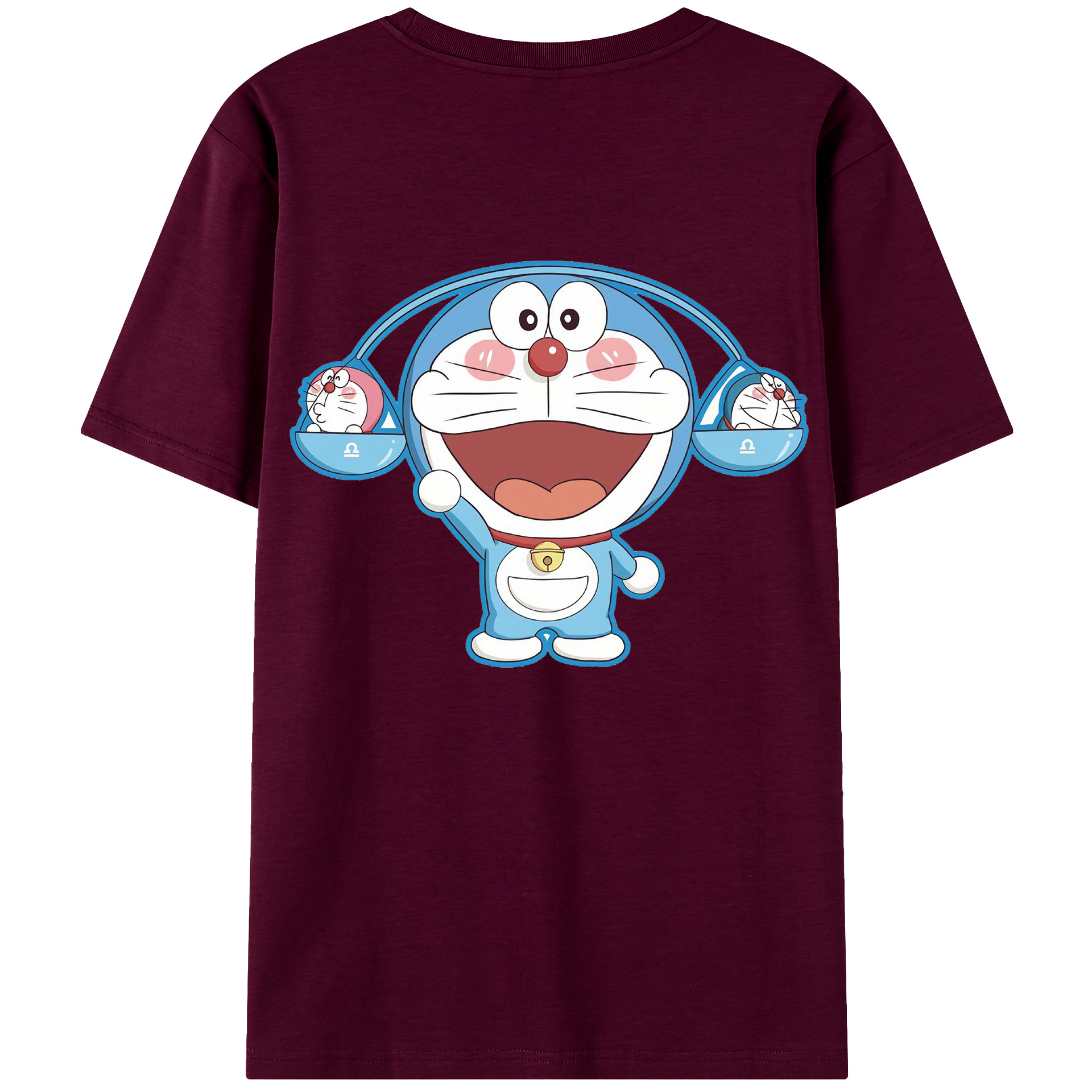 （画像用） ドラえもん Doraemon レディース半袖Tシャツ(バックプリント)